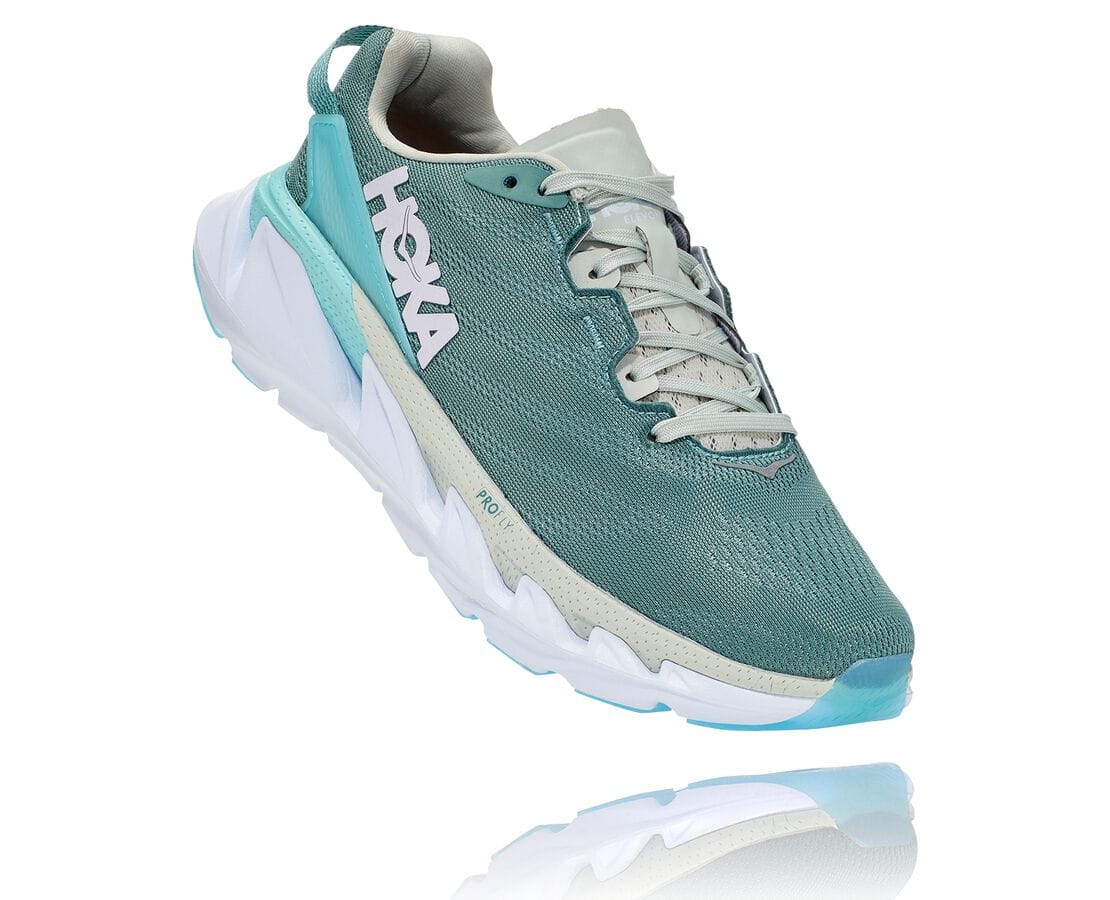 Hoka One One Elevon 2 South Africa - Womens Road Running Shoes - Blue / White,FVJCE-6917